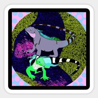 Iguanas Sticker